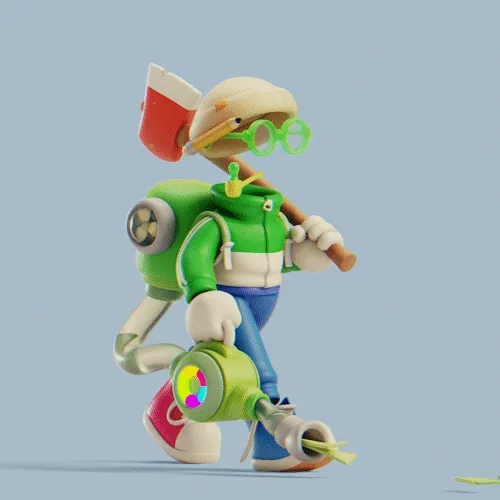 Invisible Friends 3D #856