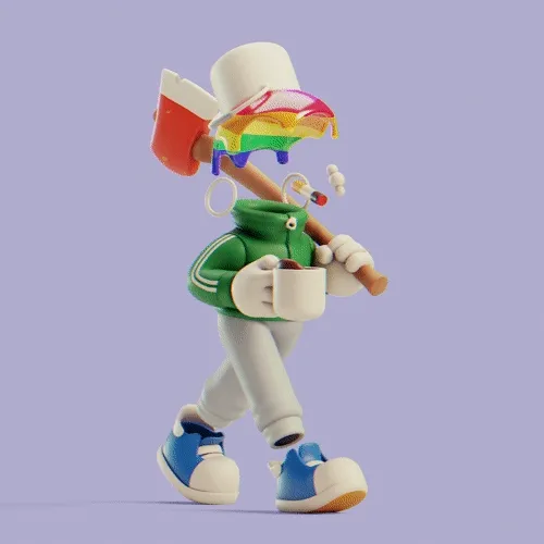 Invisible Friends 3D #1348
