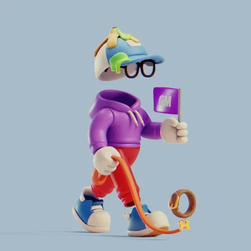 Invisible Friends 3D #1058