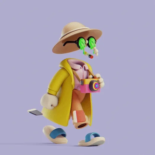 Invisible Friends 3D #728