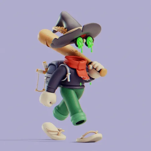 Invisible Friends 3D #1566