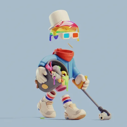 Invisible Friends 3D #343