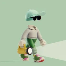 Invisible Friends 3D #4507