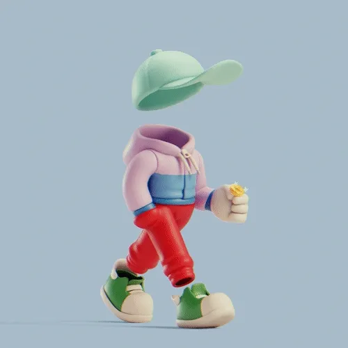 3d Invisible Friends logo