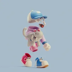 Invisible Friends 3D #4984