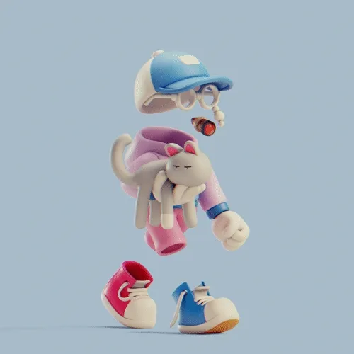 Invisible Friends 3D #4984