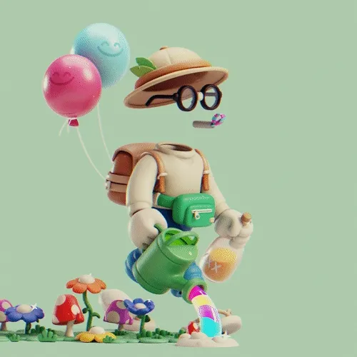 3d Invisible Friends
