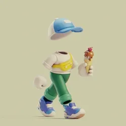 Invisible Friends 3D #1929