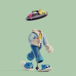Invisible Friends 3D #2607