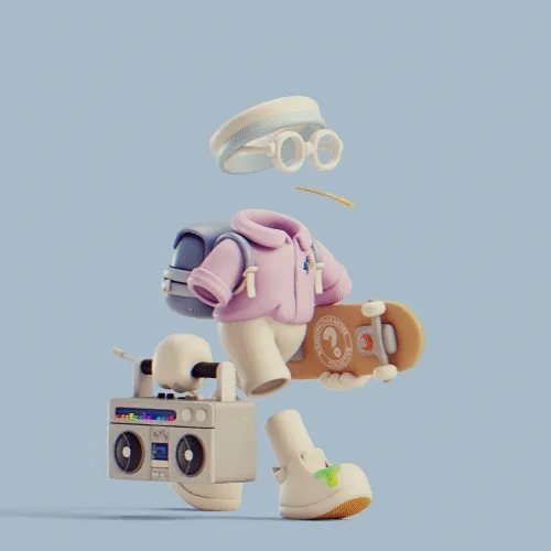 Invisible Friends 3D #3852