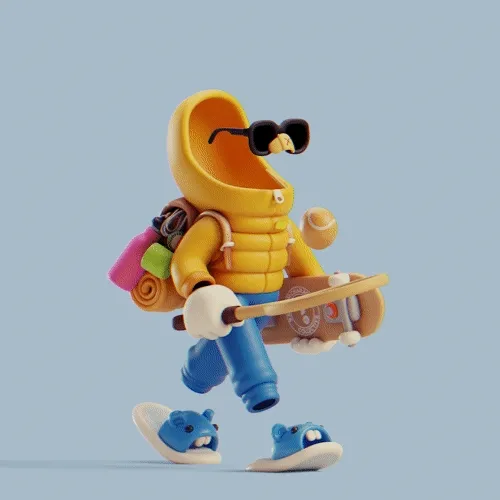 Invisible Friends 3D #739