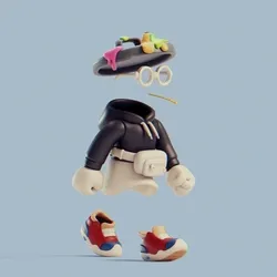 Invisible Friends 3D #1137