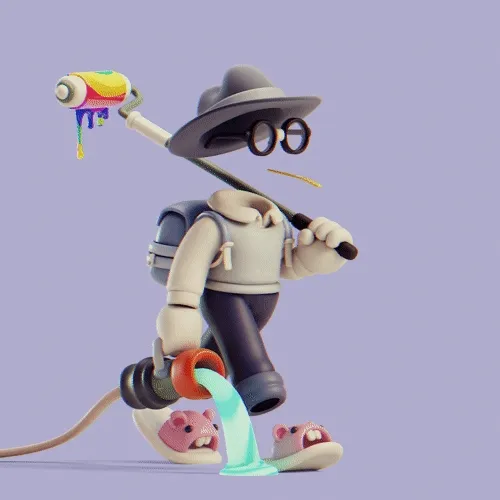 3d Invisible Friends