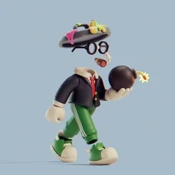 Invisible Friends 3D #340