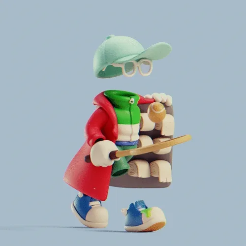 Invisible Friends 3D #2977