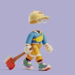 Invisible Friends 3D #4350