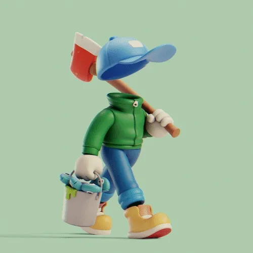 3d Invisible Friends