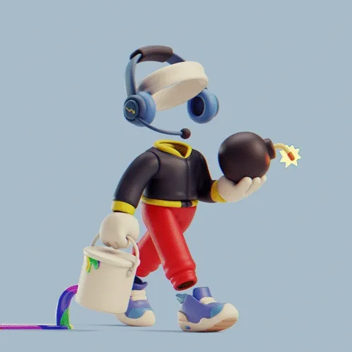 3d Invisible Friends