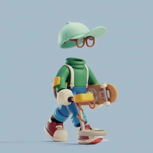 Invisible Friends 3D #2966
