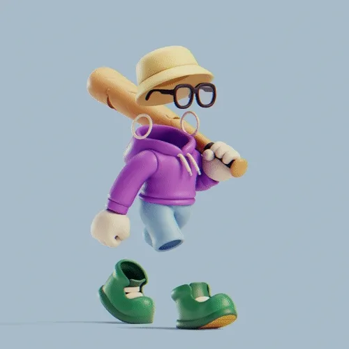 Invisible Friends 3D #958