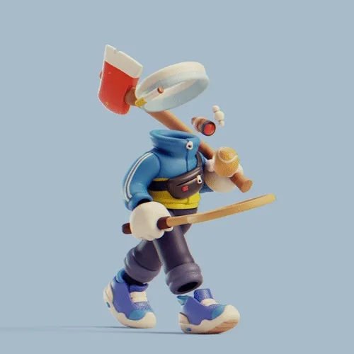 Invisible Friends 3D #1333