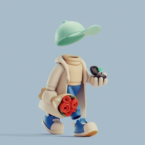 3d Invisible Friends