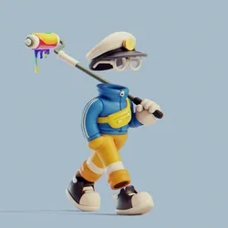 Invisible Friends 3D #1086