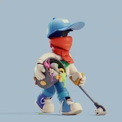 Invisible Friends 3D #1817