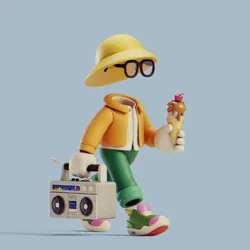 Invisible Friends 3D #683
