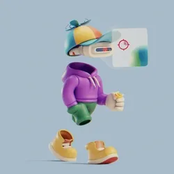Invisible Friends 3D #1052