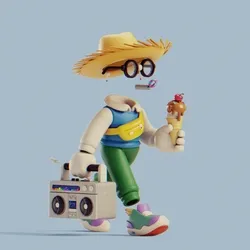 Invisible Friends 3D #985