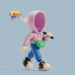 Invisible Friends 3D #1594