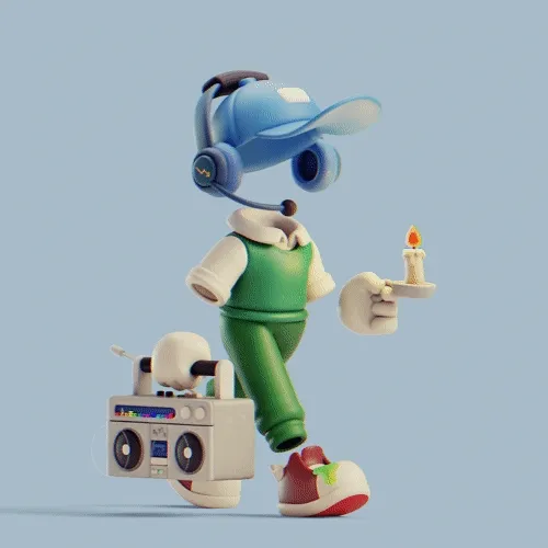 3d Invisible Friends