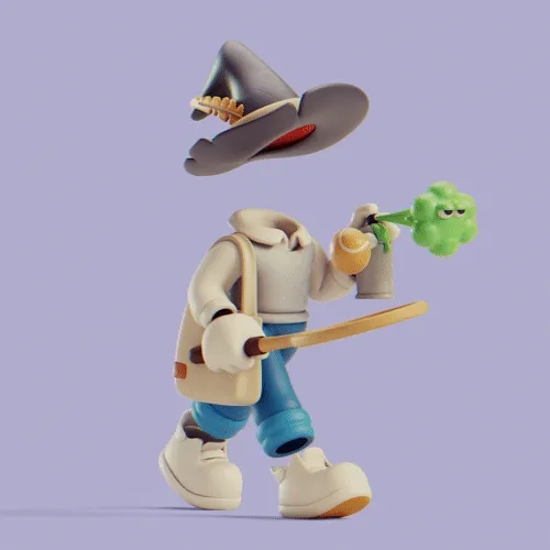 Invisible Friends 3D #493