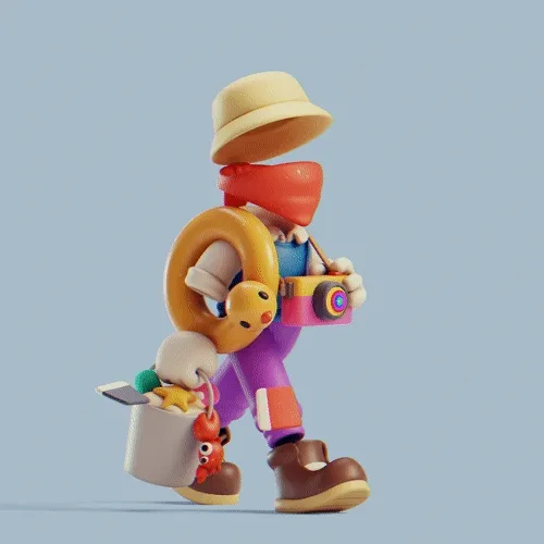 Invisible Friends 3D #1027
