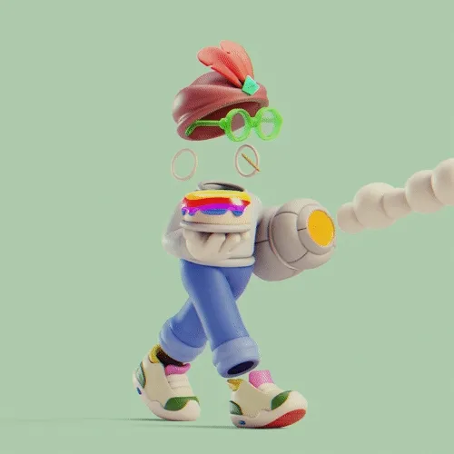 Invisible Friends 3D #806
