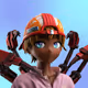 10973