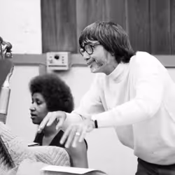 Tom Dowd & Aretha Franklin Photographed By David Gahr