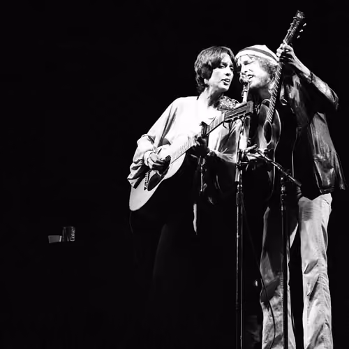 Joan Baez & Bob Dylan Photographed By David Gahr