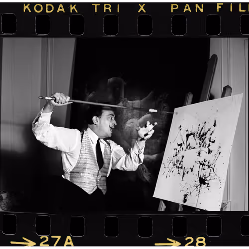 Salvador Dali Photographed By David Gahr