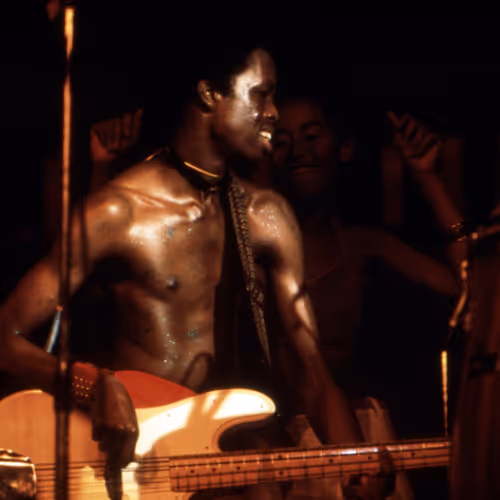 Verdine White of Earth Wind and Fire Photographed By David Gahr