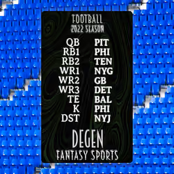 Degen Fantasy Sports FB 2022 #132