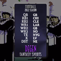 Degen Fantasy Sports FB 2022 #128