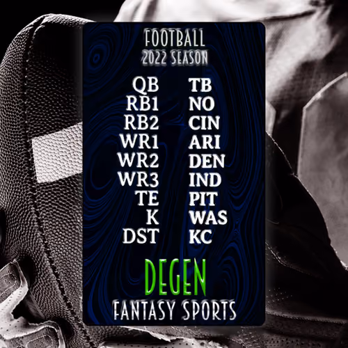Degen Fantasy Sports FB 2022 #182