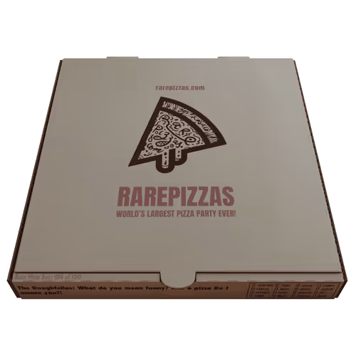 Rare Pizzas Box