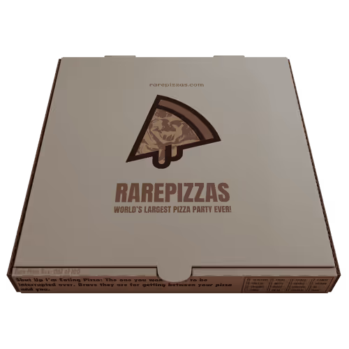 Rare Pizzas Box