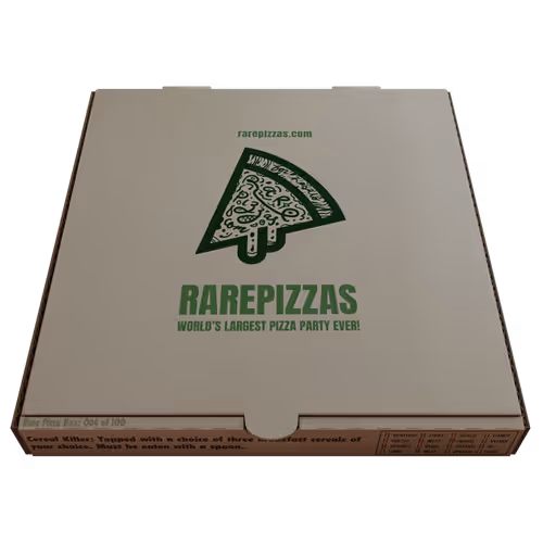 Rare Pizzas Box