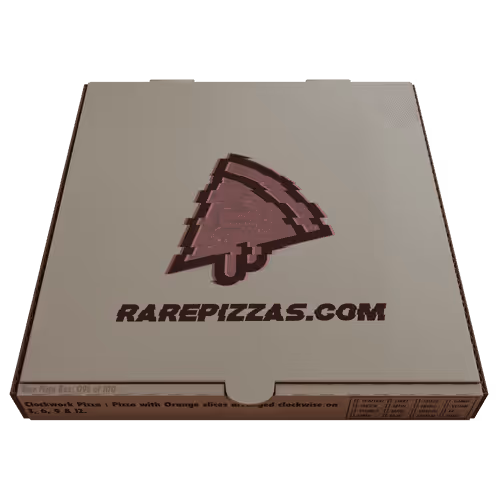 Rare Pizzas Box