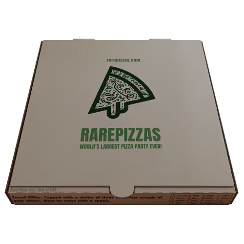 Rare Pizzas Box