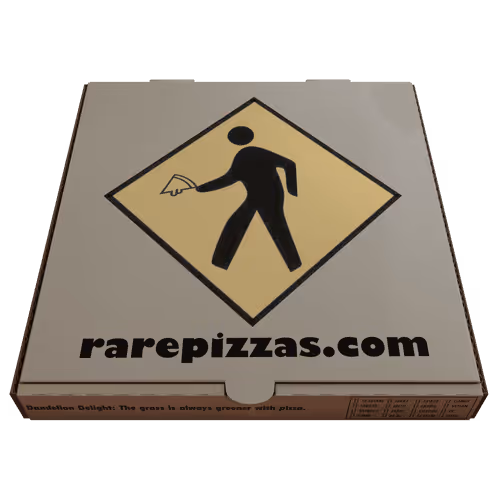 Rare Pizzas Box